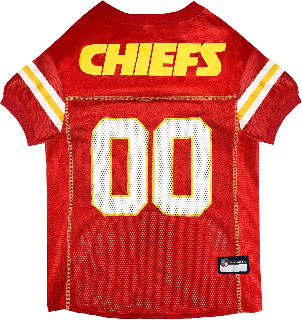 NFL AFC West Mesh Jersey for Dogs, Medium, Kansas City Chiefs